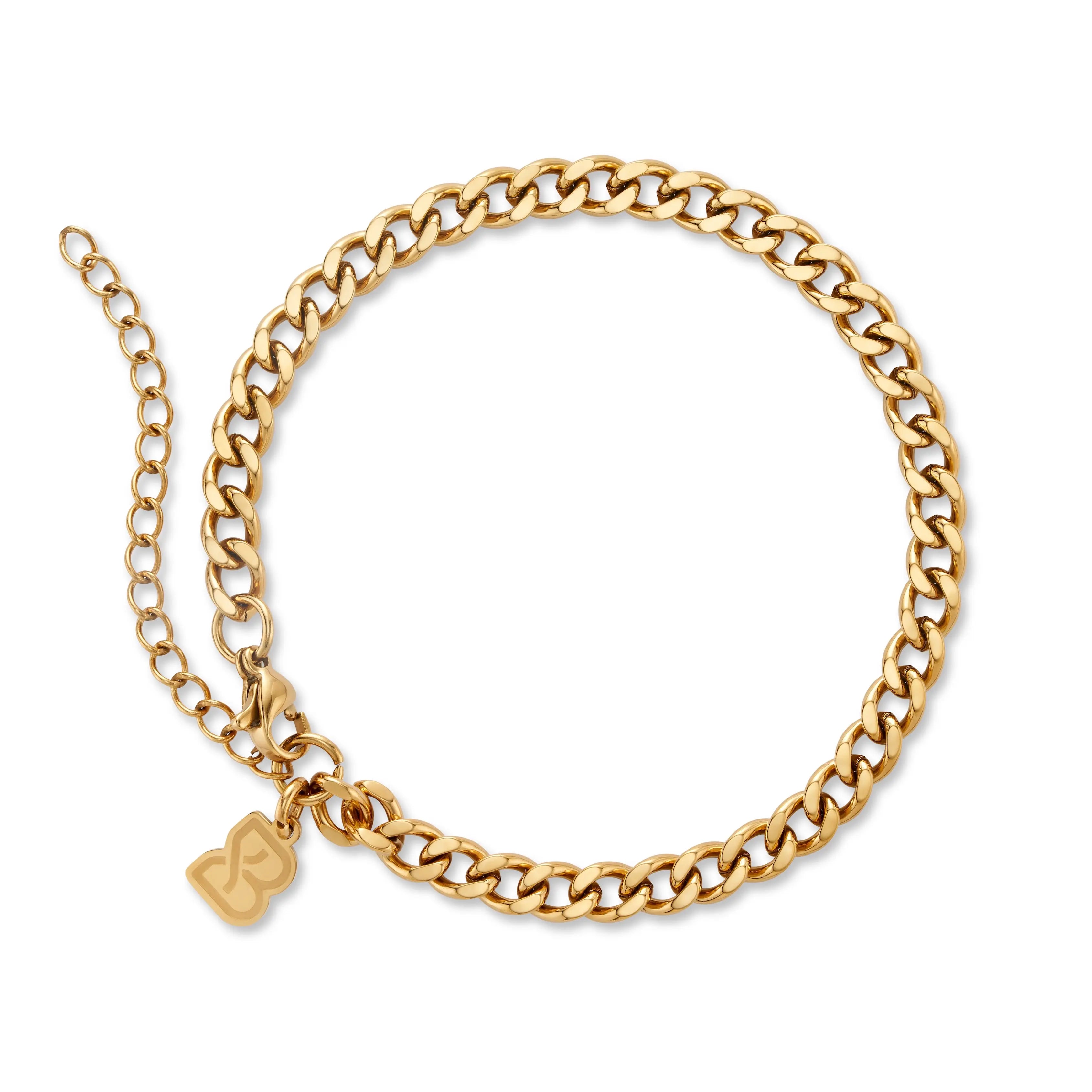 Cuban Link Bracelet (Gold) | 5mm