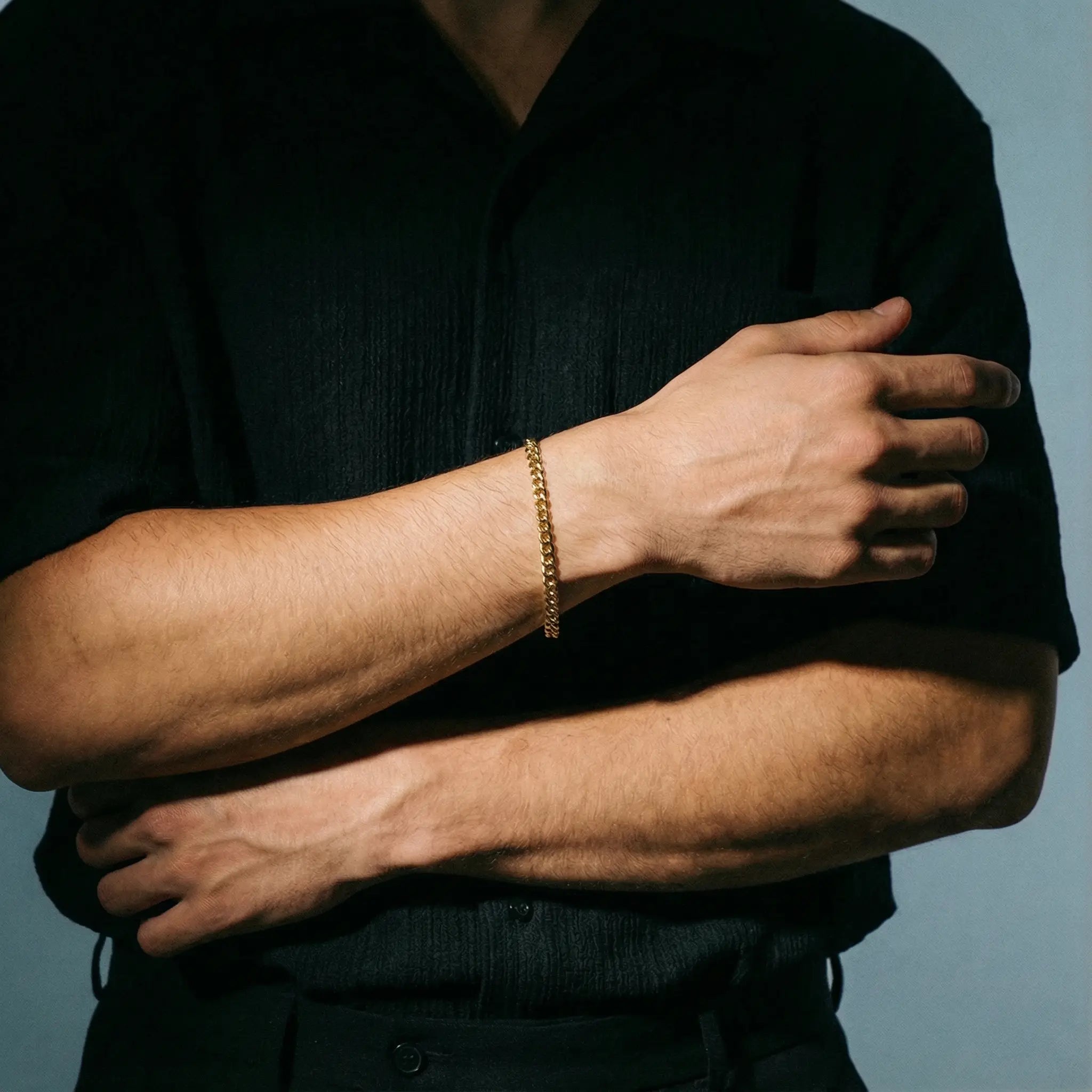 Cuban Link Bracelet (Gold) | 5mm