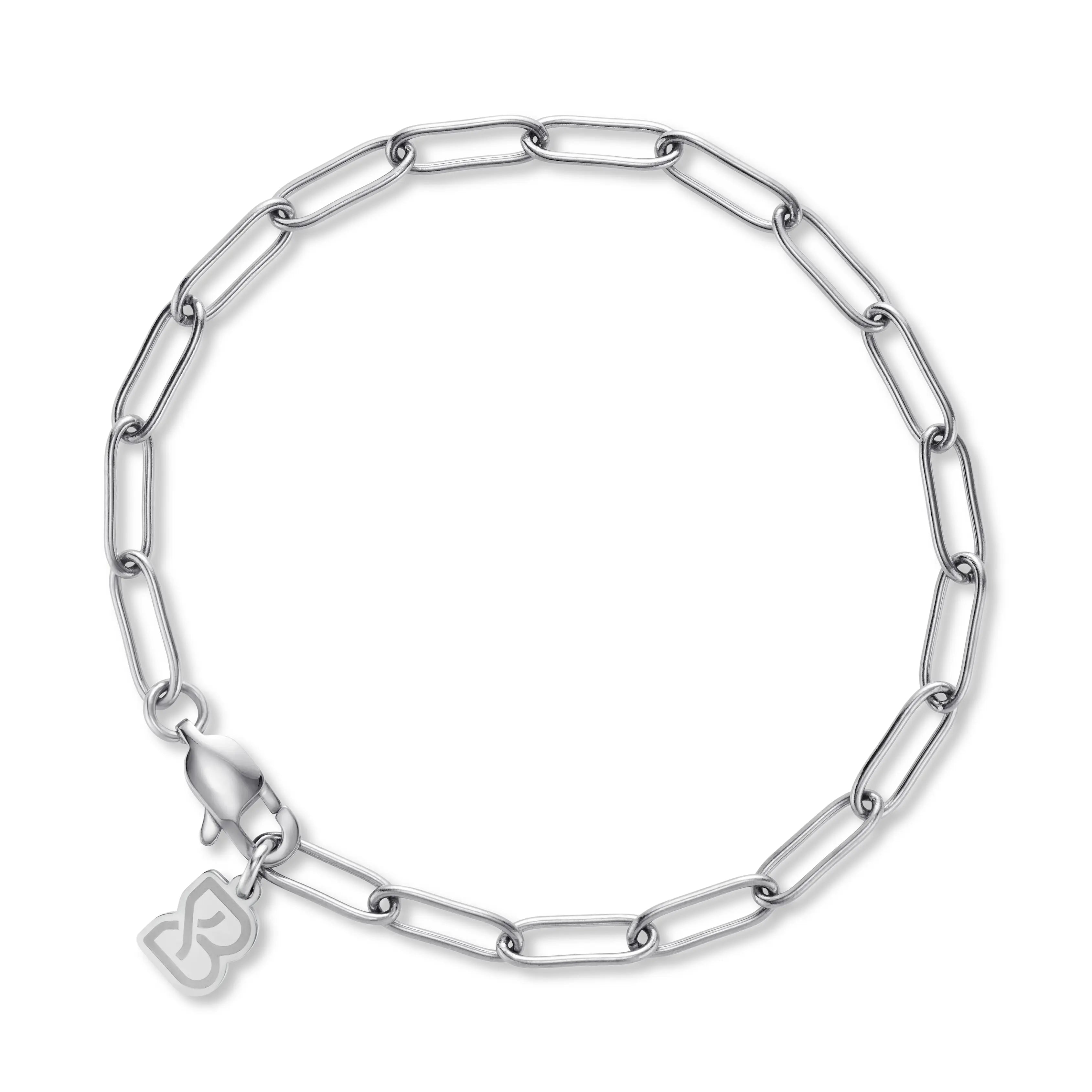 Paper Clip Bracelet (Silver)