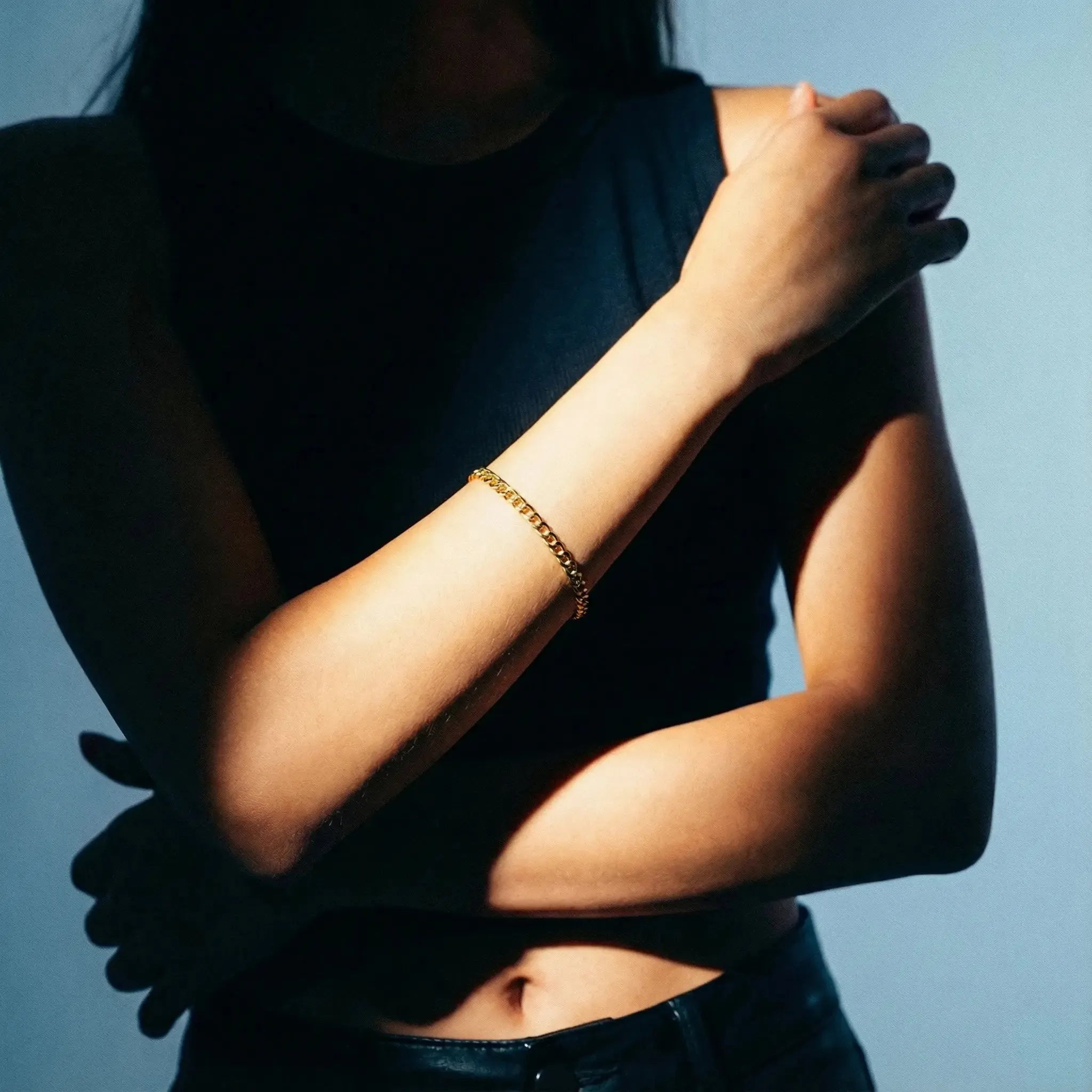 Cuban Link Bracelet (Or) | 5mm