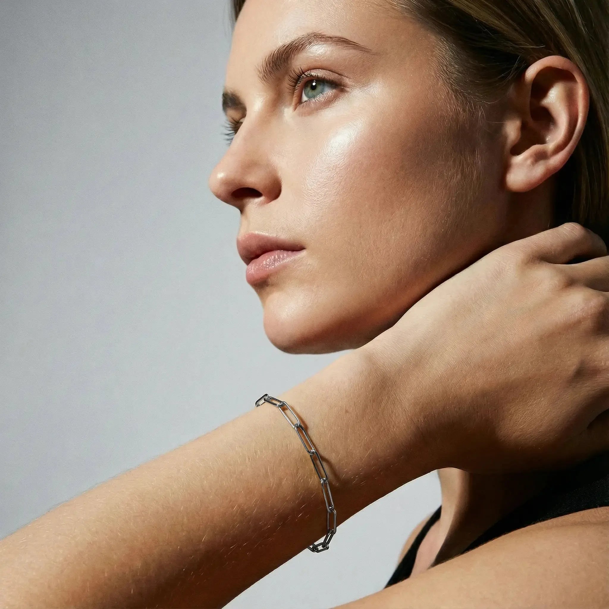 Paper Clip Bracelet (Argent)