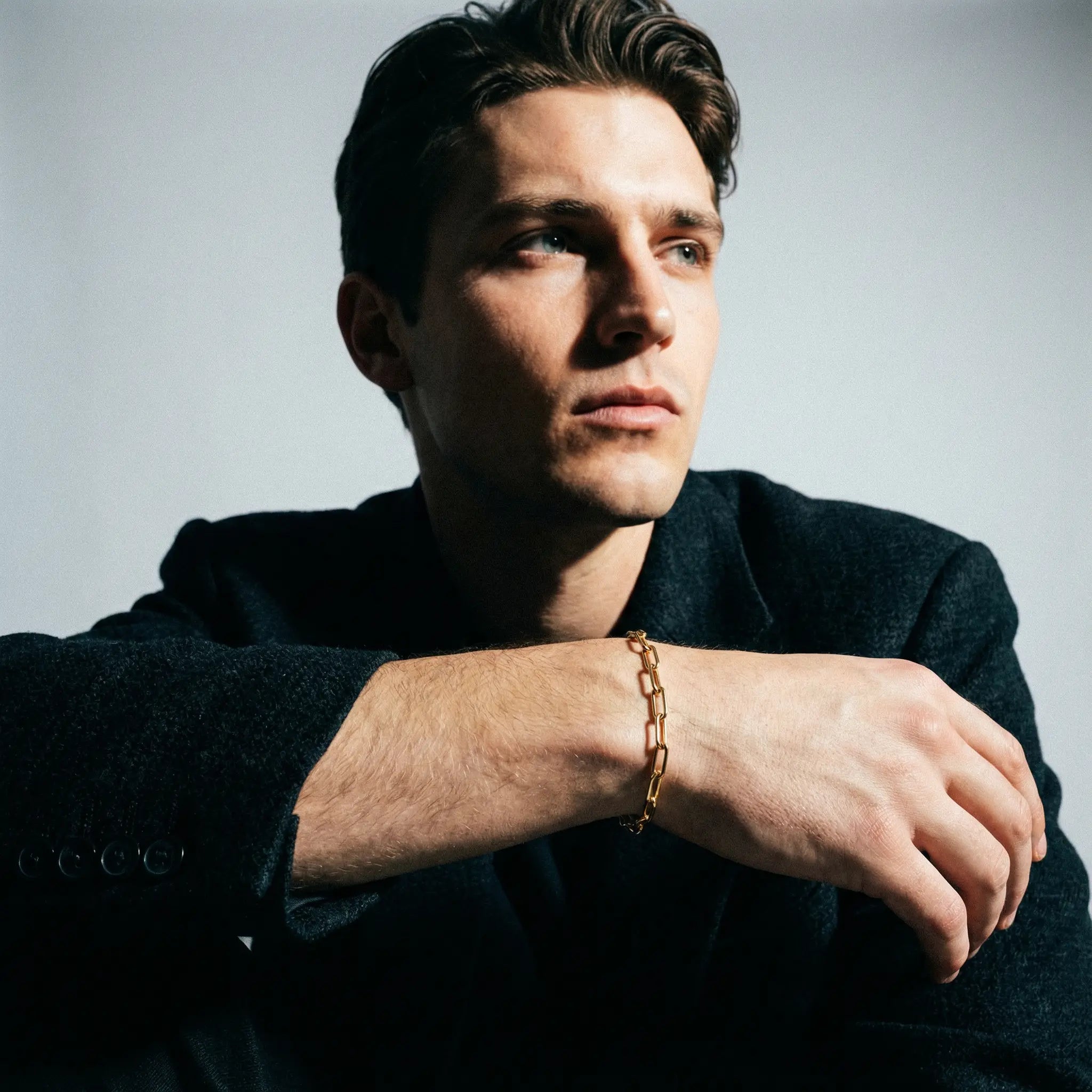 Paper Clip Bracelet (Gold)